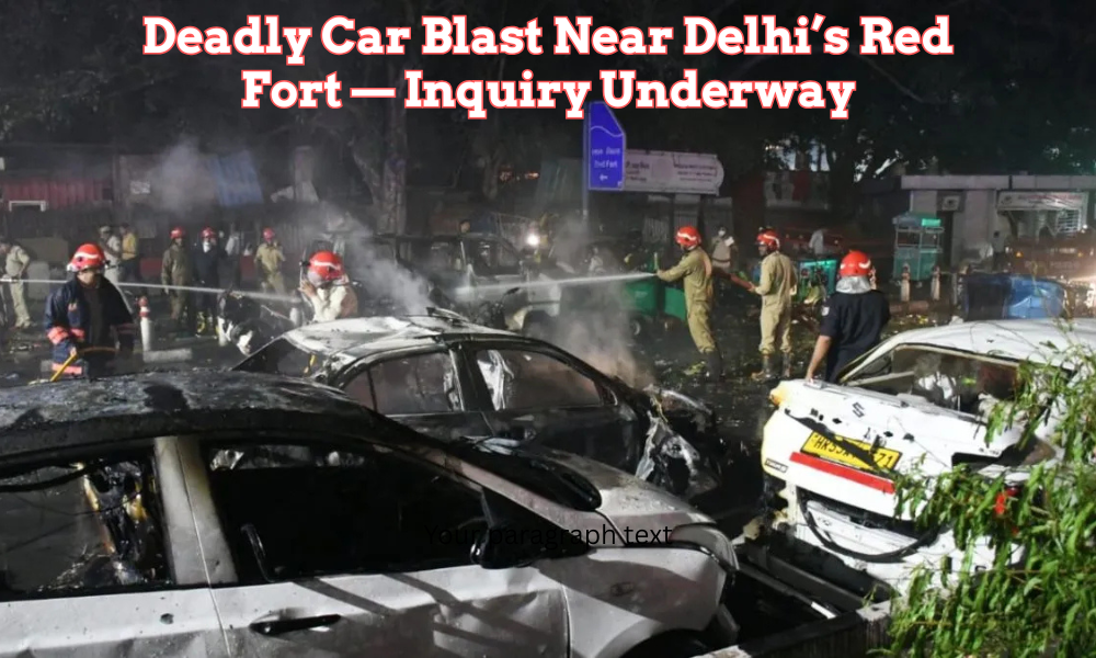 Deadly Car Blast Near Delhi’s Red Fort — Inquiry Underway