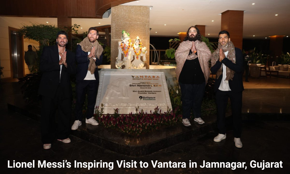 When Football Meets Conservation Lionel Messi’s Inspiring Visit to Vantara in Jamnagar, Gujarat