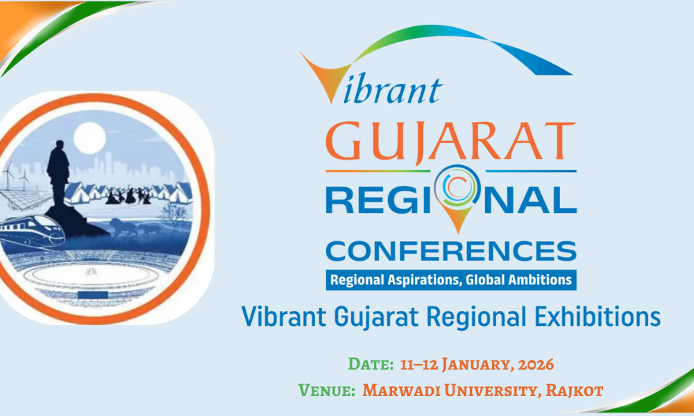 Vibrant Gujarat Regional Conference 2026 Rajkot Biggest Investment Innovation & Industry Event at Marwadi University