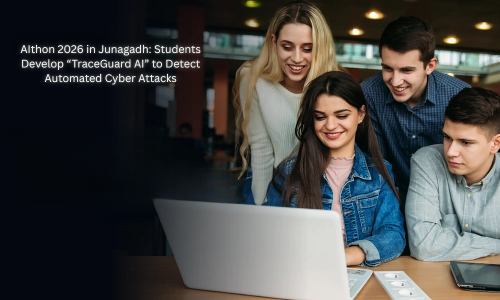 AIthon 2026 in Junagadh Students Develop “TraceGuard AI” to Detect Automated Cyber Attacks