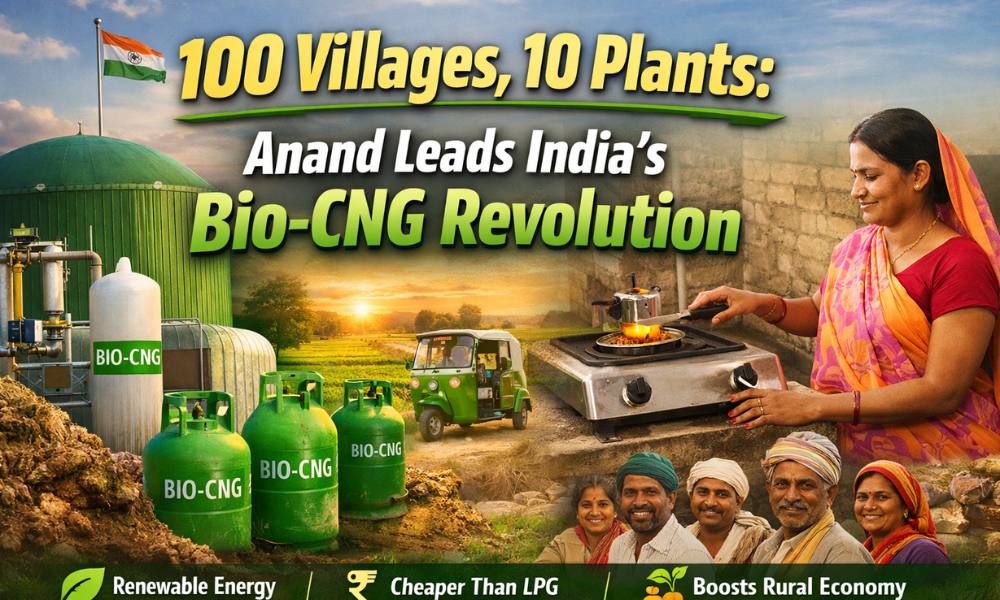 Cheaper Than LPG Anand’s Bio-CNG Model Powers 100 Villages