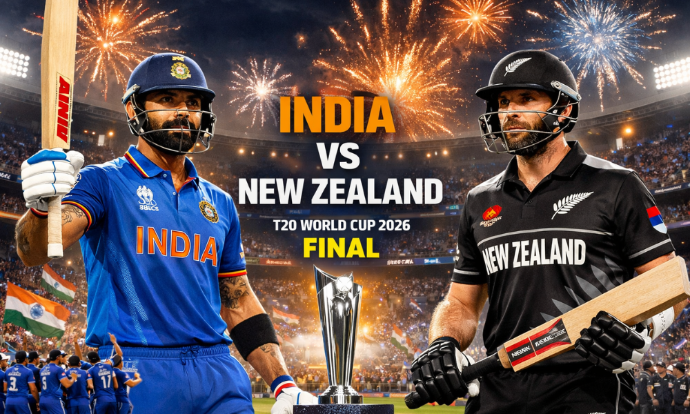 India vs New Zealand T20 World Cup 2026 Final in Ahmedabad on 8 March The Ultimate Battle for the Trophy
