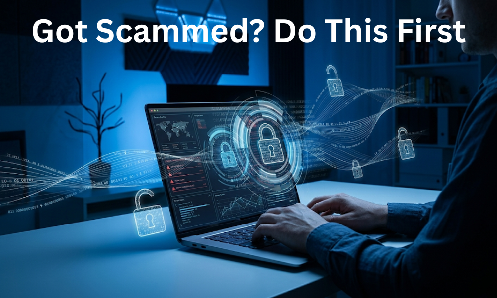 Got Scammed Do This First