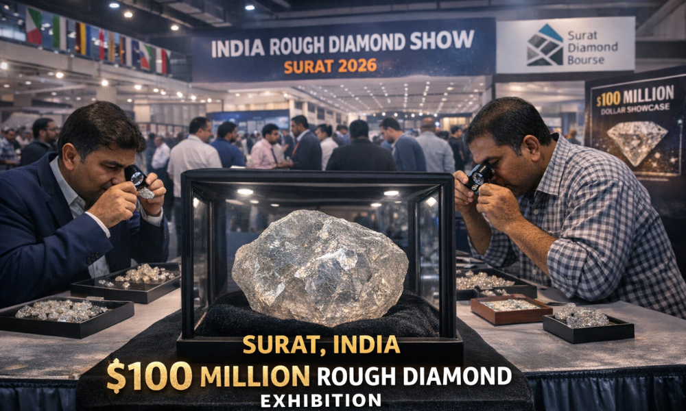 Rough Diamond Worth $100 Million to Be Showcased in Surat