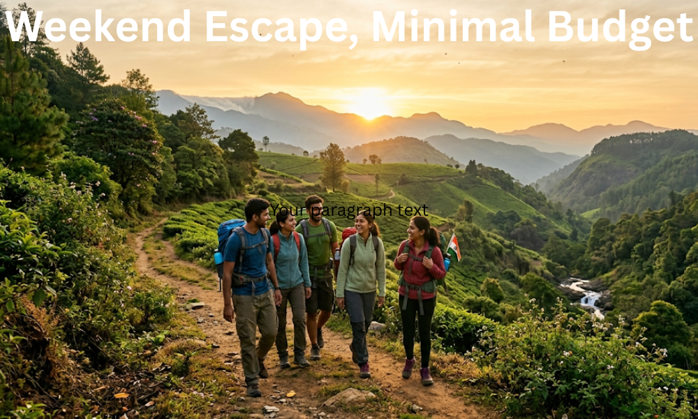 Weekend escape, minimal budget