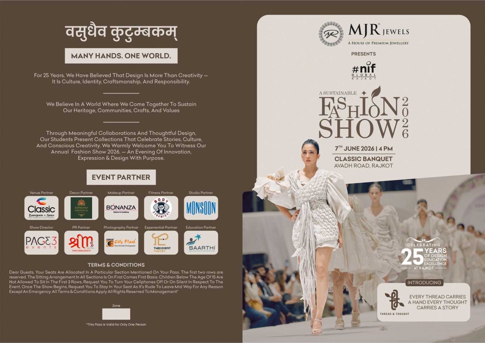 Fashion Show 2026 in Rajkot Gujarat by NIF Global (NIFD) - A Grand Celebration on Completion of 25 Years in Rajkot