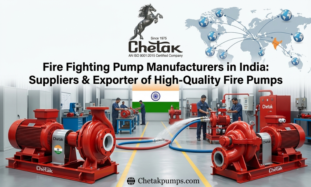 Fire Fighting Pump Manufacturers in India Suppliers & Exporter of High-Quality Fire Pumps