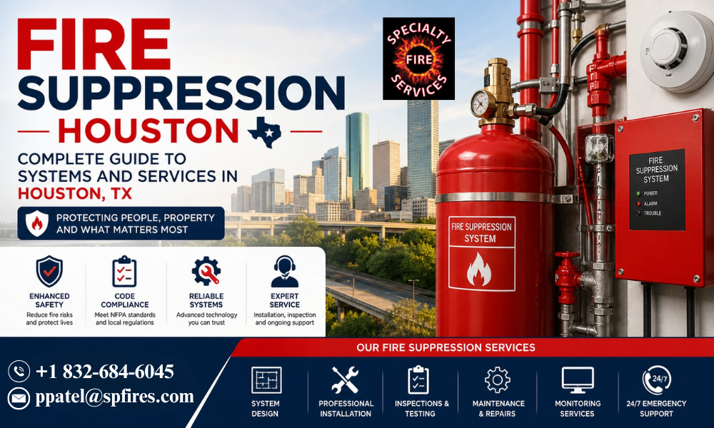 Fire Suppression Houston Complete Guide to Systems and Services in Houston Tx