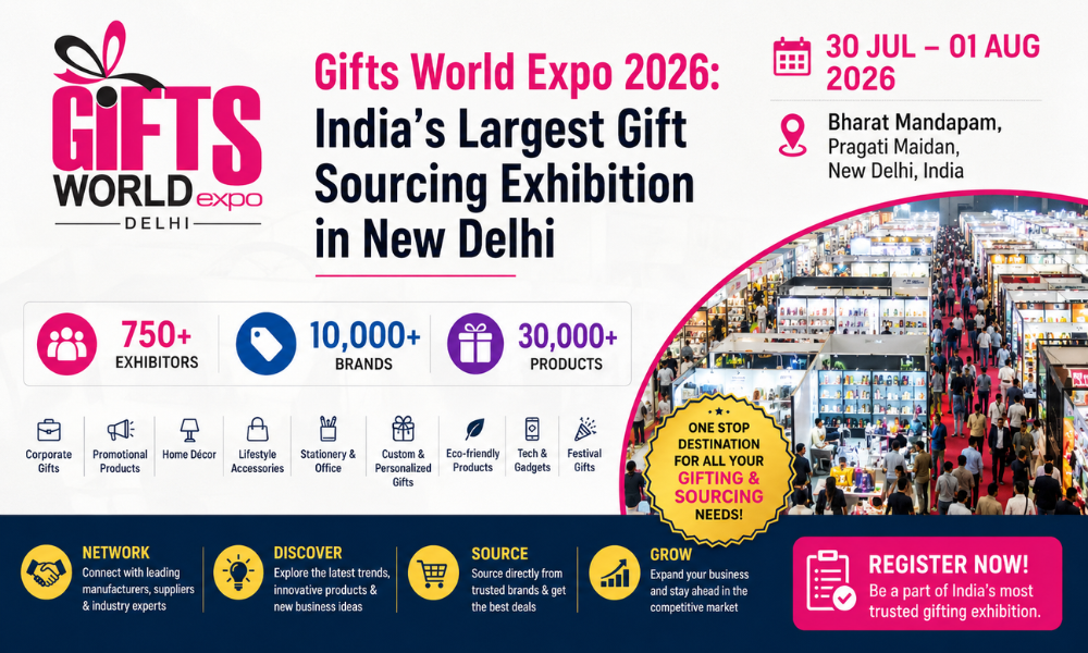 Gifts World Expo 2026 India’s Largest Gift Sourcing Exhibition in New Delhi