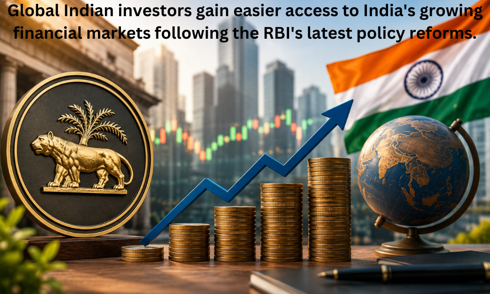 Global Indian investors gain easier access to India's growing financial markets following the RBI's latest policy reforms.