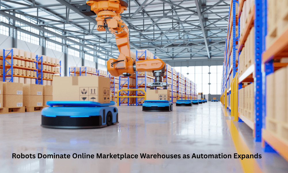 Robots Dominate Online Marketplace Warehouses as Automation Expands