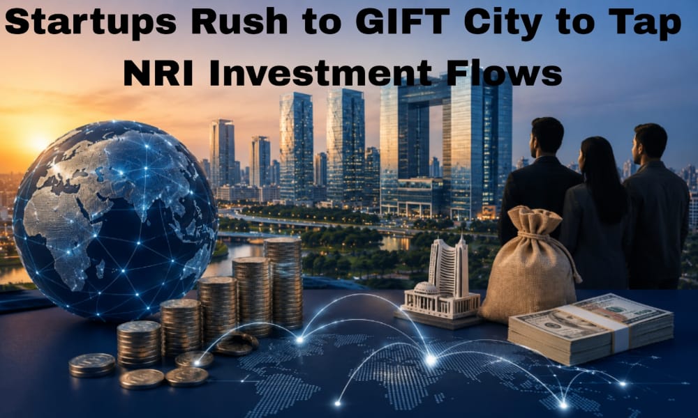 Startups rush to Gift city to tap NRI cash flows