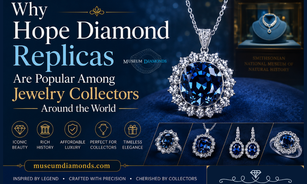 Why Hope Diamond Replicas Are Popular Among Jewelry Collectors Around the World