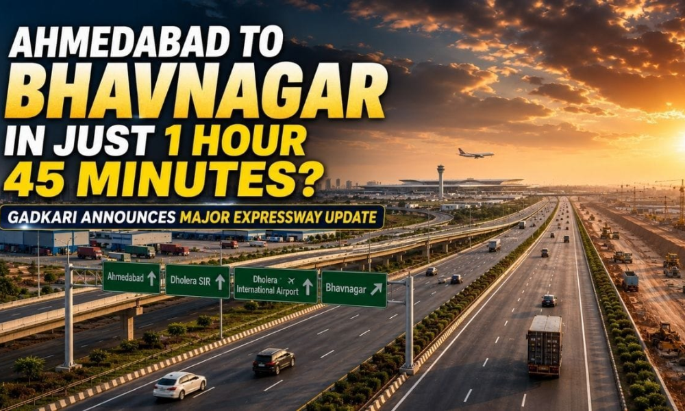 Ahmedabad-Dholera Expressway to Extend to Bhavnagar, Travel Time to Drop to Just 2 Hours