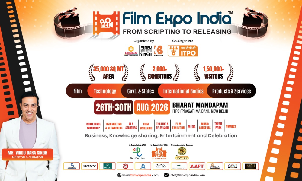 Film Expo India 2026 India's Biggest Film & Entertainment Business Exhibition in New Delhi
