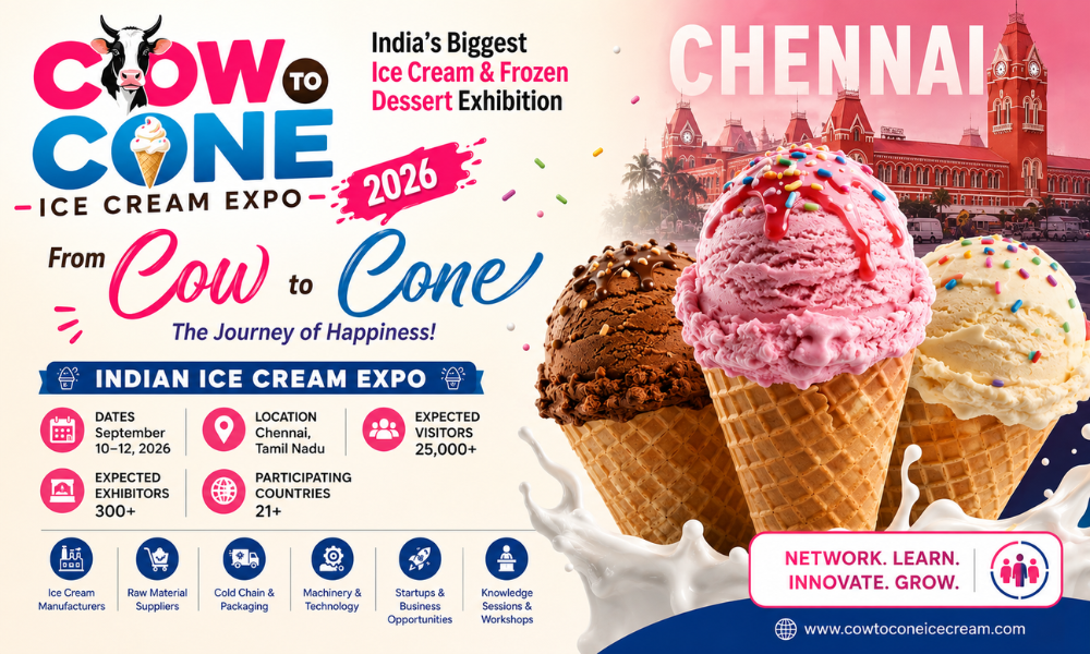 Cow to Cone Ice Cream 2026 in Chennai Everything You Need to Know About the Indian Ice Cream Expo