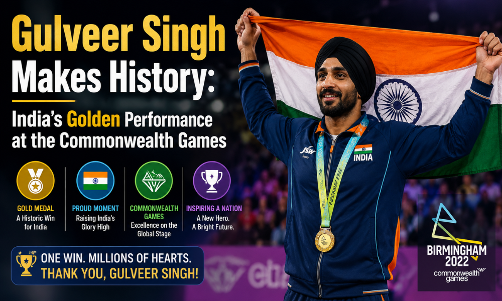 Gulveer Singh Makes History India’s Golden Performance at the Commonwealth Games
