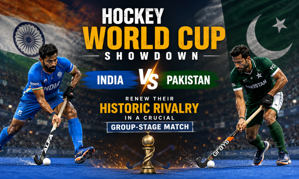 Hockey World Cup Showdown India and Pakistan Renew Their Historic Rivalry in a Crucial Group-Stage Match