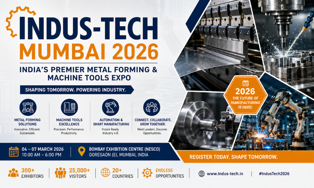 Indus-tech Mumbai 2026 – India’s Premier Metal Forming & Machine Tools Expo