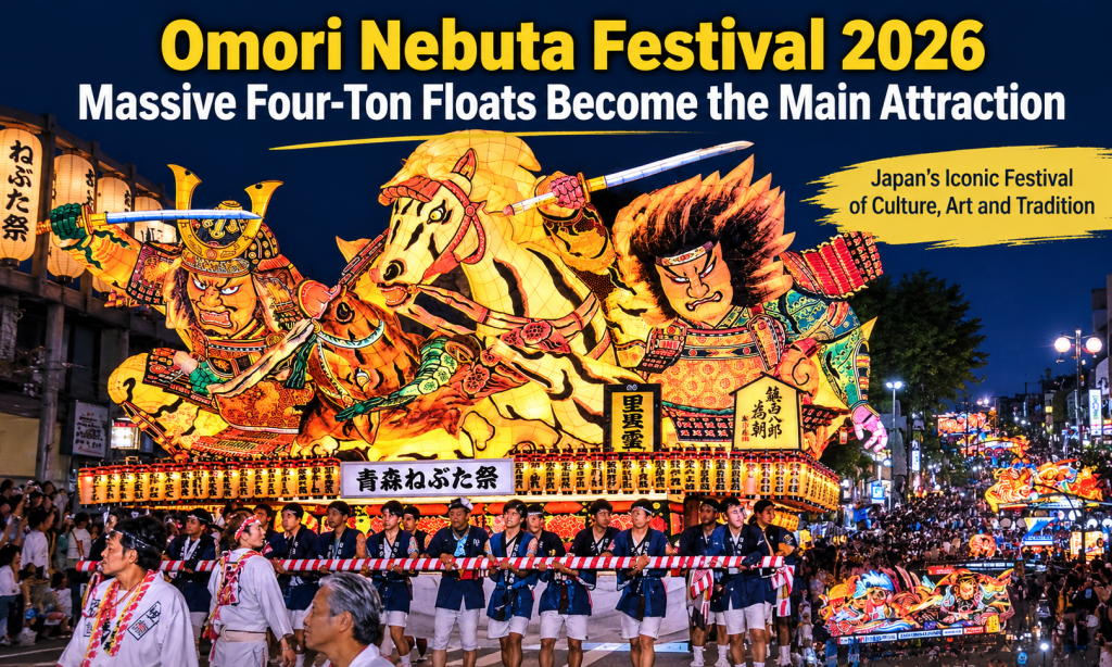 Omori Nebuta Festival 2026 Massive Four-Ton Floats Become the Main Attraction