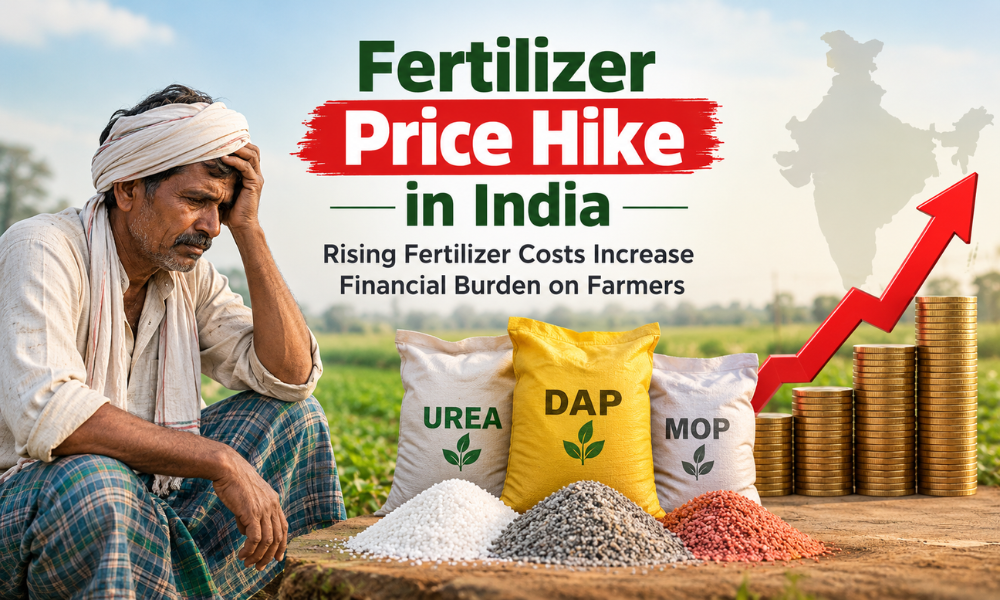 Fertilizer Price Hike in India – Rising Fertilizer Costs Increase Financial Burden on Farmers